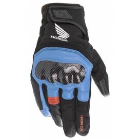 SMX Gloves Z DRYSTAR HONDA Collection 2022, ALPINESTARS (Light Grey/Black/Blue/Red)