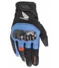 SMX Gloves Z DRYSTAR HONDA Collection 2022, ALPINESTARS (Light Grey/Black/Blue/Red)