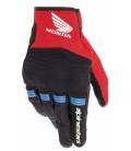 Gloves COPPER HONDA collection 2022, ALPINESTARS (black/red/blue)