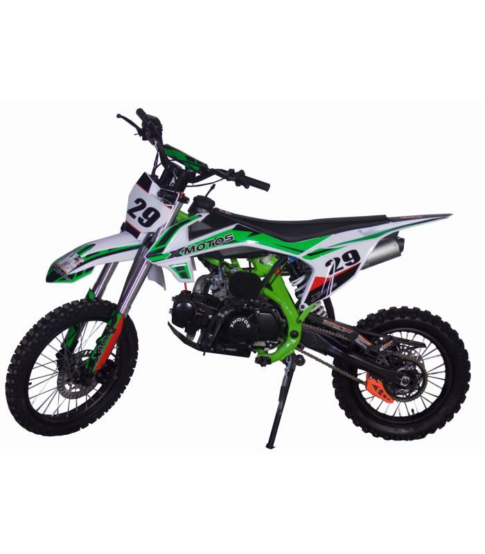 Motocykl XMOTOS - XB29 125cc 4t 17/14 Zelená