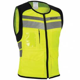 Reflective vest UTILITY BRIGHT TOP, OXFORD (fluo yellow/grey reflective/black)