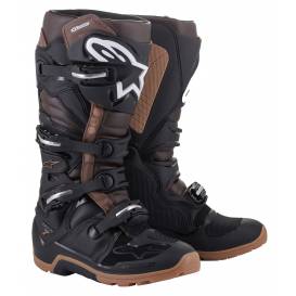 TECH 7 ENDURO 2022 Boots, ALPINESTARS (Black/Dark Brown)