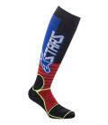 Ponožky MX PRO, ALPINESTARS (červená/žlutá fluo/modrá) 2023