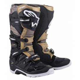 TECH 7 ENDURO DRYSTAR Boots, ALPINESTARS (Black/Grey/Gold) 2023