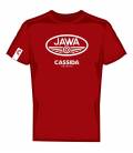 Tričko JAWA edícia, CASSIDA (červená bordová)