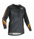 Jersey LITE, FLY RACING - USA 2022 (metal/red/yellow)