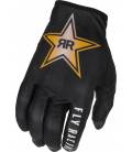 Gloves LITE ROCKSTAR, FLY RACING - USA (Black/Yellow/White)