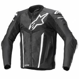 FUSION Jacket, ALPINESTARS (Black/White/Metallic Grey) 2023