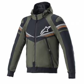 Jacket SECTOR 2 TECH HOODIE 2022, ALPINESTARS (green/black/fluo orange)