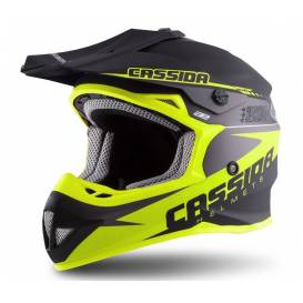 Helmet LIBOR PODMOL Junior limited edition, CASSIDA, children's (black matt / yellow fluo / gray)