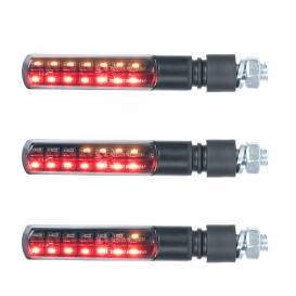 Sekvenčné LED blinkre Nightslider 3 v 1, zadné vr. zadných a brzdových svetiel, OXFORD (sada vr. odporov, pár)