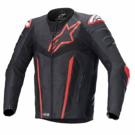 FUSION 2022 jacket, ALPINESTARS (black/fluo red)