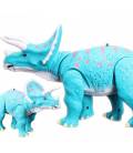 KIK RC Dinosaurus Triceratops, LED efekty, pohyblivé části, zvukové efekty