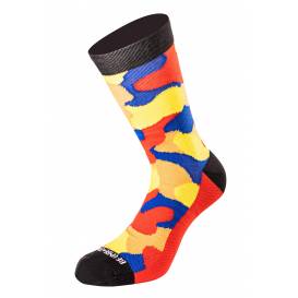 Ponožky CAMO SHORT 2022, UNDERSHIELD (žltá/červená/modrá)