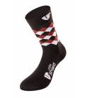 Ponožky ROMBI 2022, UNDERSHIELD (čierna/červená/biela)