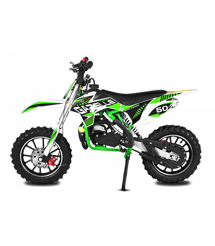 Motocykl Minicross GAZELLE DeLuxe 49cc 2t Zelená