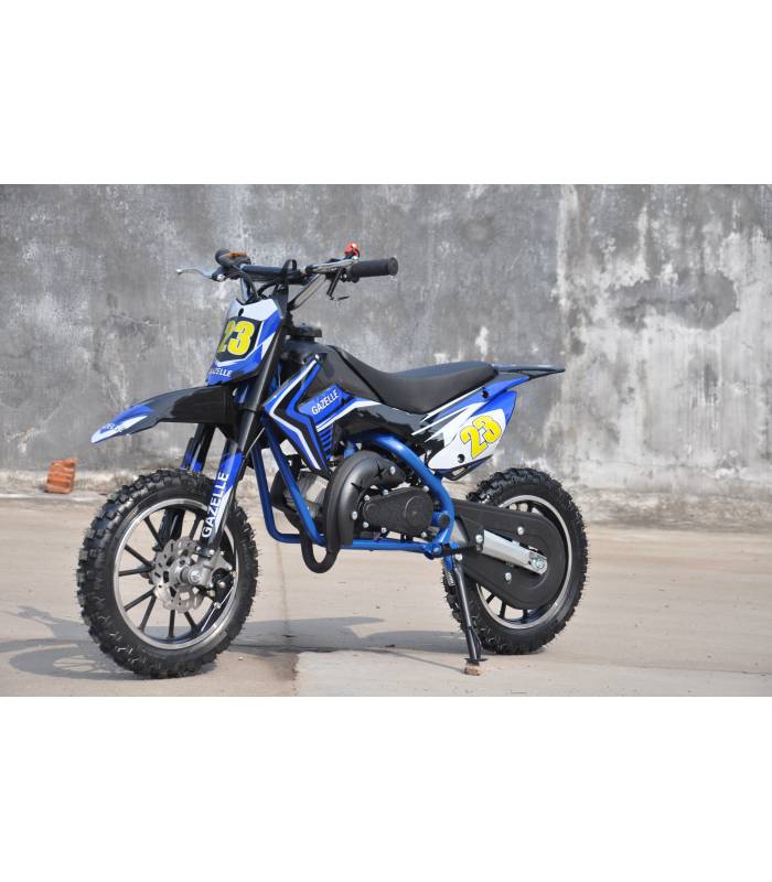 Motocykl Minicross GAZELLE DeLuxe 49cc 2t Modrá