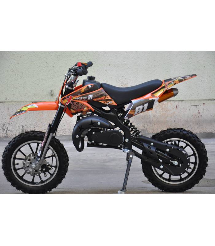 Motocykl MINICROSS 49cc 2t  Xmotos XB81 Apollo Oranžová