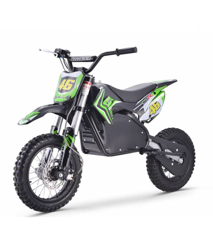 Motocykl ECO Pitbike E-46 48V 1200W 15Ah Li - 14/12 Zelená