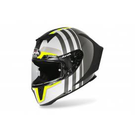 Helmet GP 550S SKYLINE, AIROH (white/black/fluo-matte)