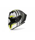 Helmet GP 550S SKYLINE, AIROH (white/black/fluo-matte)