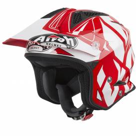 TRR S Convert Helmet, AIROH (Glossy Red) 2021