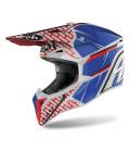 WRAAP Idol Helmet, AIROH (Red/Blue Glossy) 2022