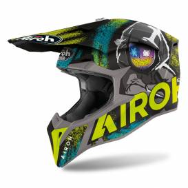 WRAAP Alien Helmet, AIROH (yellow matte) 2022