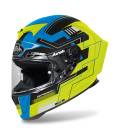 GP550 S Challenge Helmet, AIROH (Matte Blue/Yellow) 2022