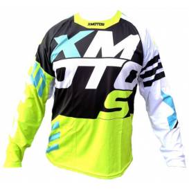 Moto dres XMOTOS pro dospělé (černá/žlutá/zelená/bílá)