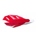 Lever covers HP3 CROSS/ENDURO, RTECH (red/white, incl. mounting kit)