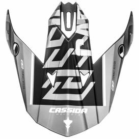 Visor for Cross Cup Sonic helmets, CASSIDA (matt black/grey)