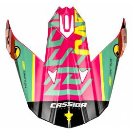 Visor for Cross Cup Sonic Junior helmets, CASSIDA, children's (multicolor)