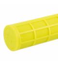 Gripy DRIVER MTB LOCK-ON se šroubovacími objímkami, OXFORD (žlutá fluo, délka 130 mm, 1 pár)
