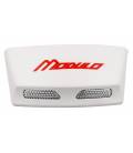 Rear ventilation covers for Modulo 2.0 helmets, CASSIDA (glossy white, incl. red logo)