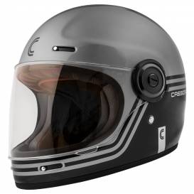 Fiber Super Hooligan Helmet, CASSIDA (Black/Metallic Grey) 2023
