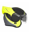 Helmet STRATOS FIGHTER, NOX PREMIUM (matte black, neon yellow) 2023