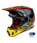 FORMULA CC ROCKSTAR helmet, (black, red/yellow)