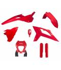 Set of Beta plastics, RTECH (red, 6 parts incl. mask and fork covers)