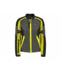 Jacket TEK NET LADY, SPIDI, women's (black/grey/fluo yellow)
