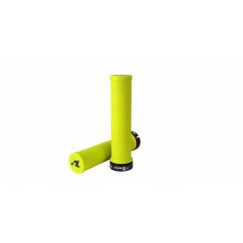 Grips lock-on R20, RTECH (neon yellow, 1 pair)