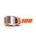 RACECRAFT 2, 100% ORANGE glasses, silver plexiglass