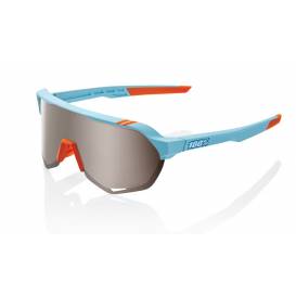 Sunglasses S2 Soft Tact Two Tone, 100% (HIPER silver lenses)