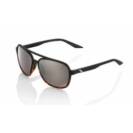 Sluneční brýle KONNOR Matte Translucent Brown Fade, 100% - USA (HIPER stříbrné sklo)