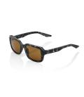 Sluneční brýle RIDELEY Matte Black Havana, 100% (bronzové sklo)
