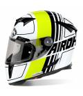 GP 500 Scrape Helmet, AIROH (White/Yellow/Black)