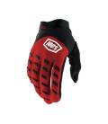 Gloves AIRMATIC, 100% - USA (red/black)