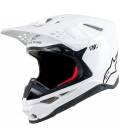Helmet SUPERTECH S-M10 SOLID 2022, ALPINESTARS (glossy white)