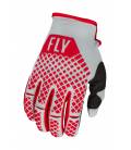 Gloves KINETIC, FLY RACING - USA 2023 (red/grey)