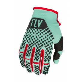 Gloves KINETIC SE, FLY RACING - USA 2023 (mint/black/red)